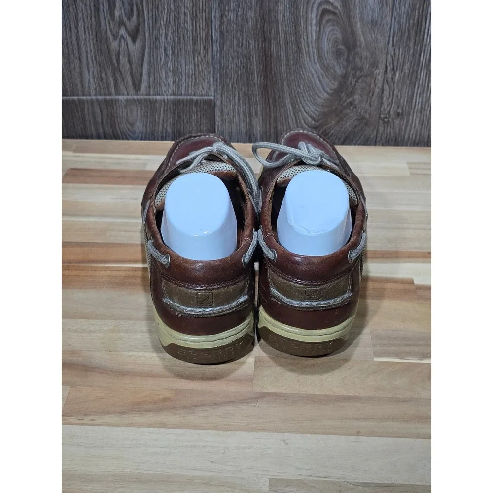 Sperry Men's Billfish 3-Eye Leather Boat Shoes Size‎ 11M Dark Tan 0799320 Casual